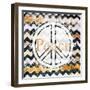 Love and Peace Square II-Patricia Pinto-Framed Premium Giclee Print