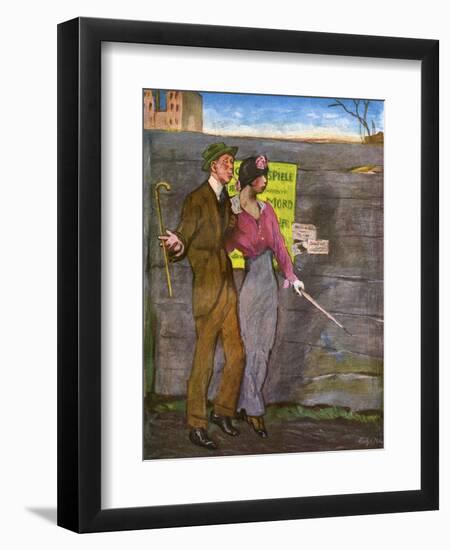 Love and Sex, Couples-Paul Rieth-Framed Art Print