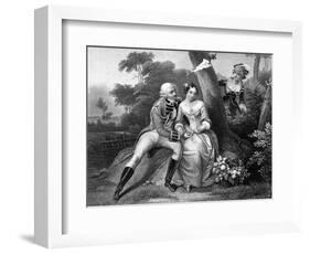 Love and Sex, Jealousy-A.H. Payne-Framed Art Print