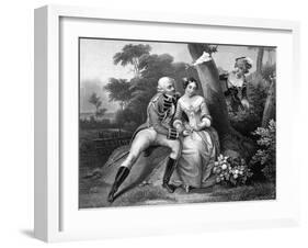 Love and Sex, Jealousy-A.H. Payne-Framed Art Print