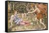 Love and the Maiden, 1877-John Roddam Spencer Stanhope-Framed Stretched Canvas