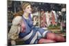 Love and the Maiden (Detail)-John Roddam Spencer Stanhope-Mounted Art Print