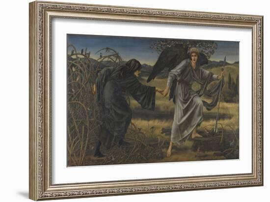 Love and the Pilgrim-Edward Burne-Jones-Framed Giclee Print