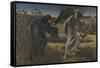 Love and the Pilgrim-Edward Burne-Jones-Framed Stretched Canvas
