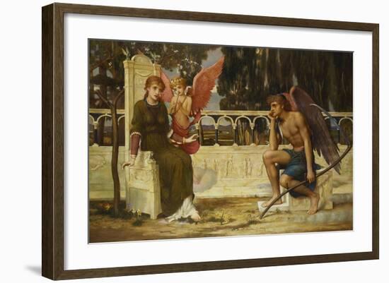 Love and Time-John Melhuish Strudwick-Framed Giclee Print