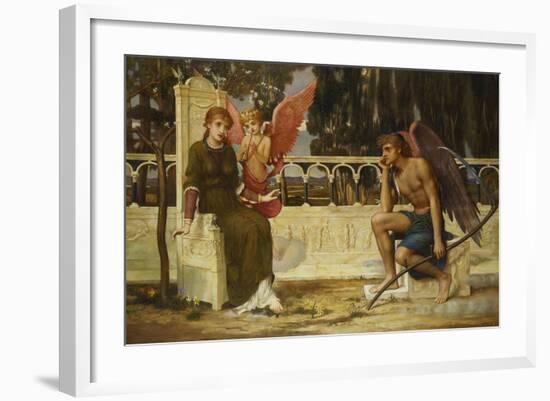 Love and Time-John Melhuish Strudwick-Framed Giclee Print