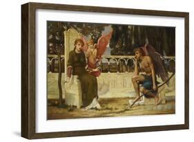 Love and Time-John Melhuish Strudwick-Framed Giclee Print