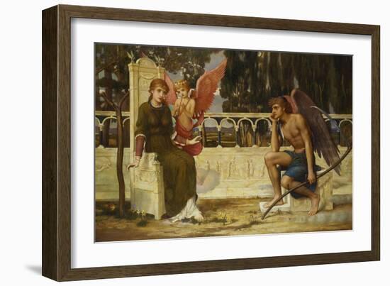 Love and Time-John Melhuish Strudwick-Framed Giclee Print