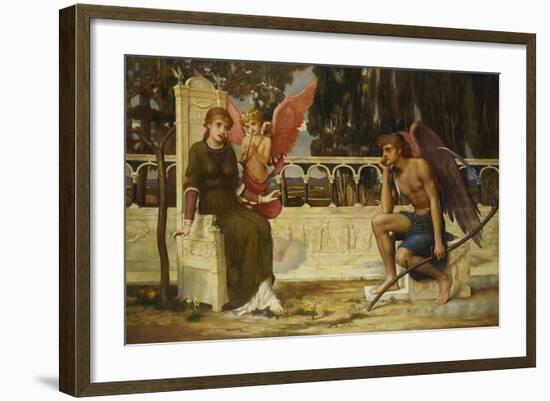 Love and Time-John Melhuish Strudwick-Framed Giclee Print