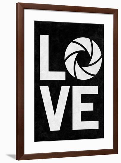 Love Aperture B/Wgraphy-null-Framed Art Print