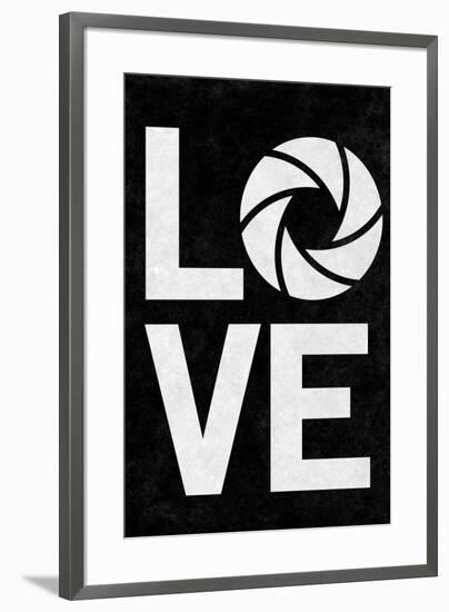 Love Aperture B/Wgraphy-null-Framed Art Print