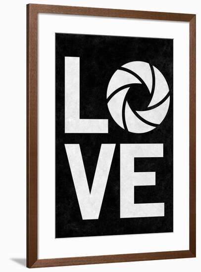 Love Aperture B/Wgraphy-null-Framed Art Print