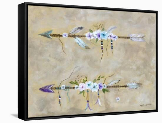 Love Arrows-Marilyn Dunlap-Framed Stretched Canvas