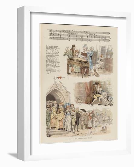 Love at Christmas Time-null-Framed Giclee Print