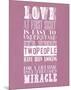 Love At First Sight Is Easy To Understand-null-Mounted Giclee Print