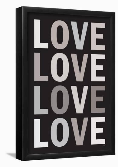 Love (B&W) Art Poster Print-null-Framed Poster