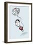 Love Balloon-Carla Martell-Framed Premium Giclee Print