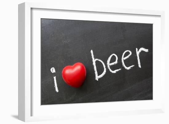 Love Beer-Yury Zap-Framed Premium Giclee Print