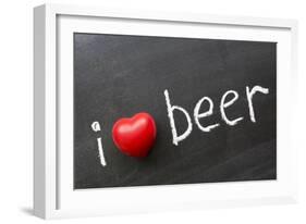 Love Beer-Yury Zap-Framed Premium Giclee Print