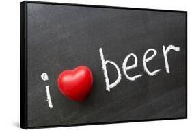Love Beer-Yury Zap-Framed Stretched Canvas