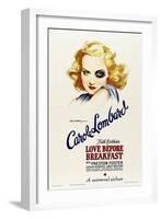 Love before Breakfast, Carole Lombard, 1936-null-Framed Art Print