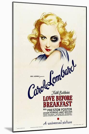 Love before Breakfast, Carole Lombard, 1936-null-Mounted Art Print