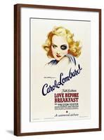 LOVE BEFORE BREAKFAST, Carole Lombard, 1936-null-Framed Art Print