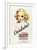 LOVE BEFORE BREAKFAST, Carole Lombard, 1936-null-Framed Art Print