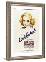 LOVE BEFORE BREAKFAST, Carole Lombard, 1936-null-Framed Art Print