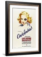 LOVE BEFORE BREAKFAST, Carole Lombard, 1936-null-Framed Art Print