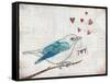 Love Birds I Joy-Courtney Prahl-Framed Stretched Canvas