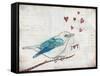 Love Birds I Joy-Courtney Prahl-Framed Stretched Canvas