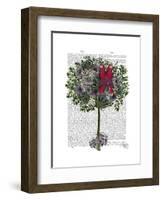 Love Birds in a Tree-Fab Funky-Framed Art Print