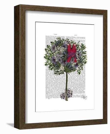 Love Birds in a Tree-Fab Funky-Framed Art Print