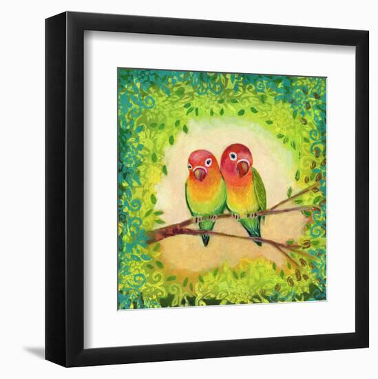 Love Birds-Jennifer Lommers-Framed Art Print