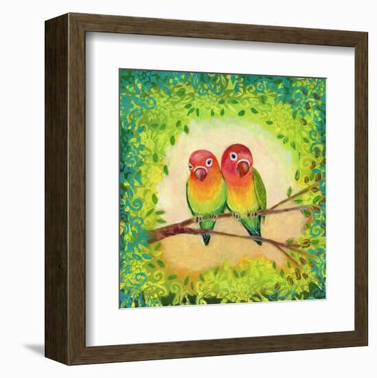 Love Birds-Jennifer Lommers-Framed Art Print