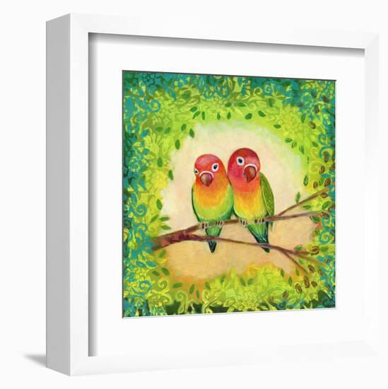 Love Birds-Jennifer Lommers-Framed Art Print