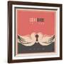 Love Birds-Lukeruk-Framed Art Print