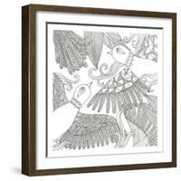 Love Birds-Pam Varacek-Framed Art Print