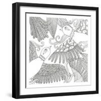 Love Birds-Pam Varacek-Framed Art Print