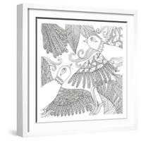 Love Birds-Pam Varacek-Framed Art Print