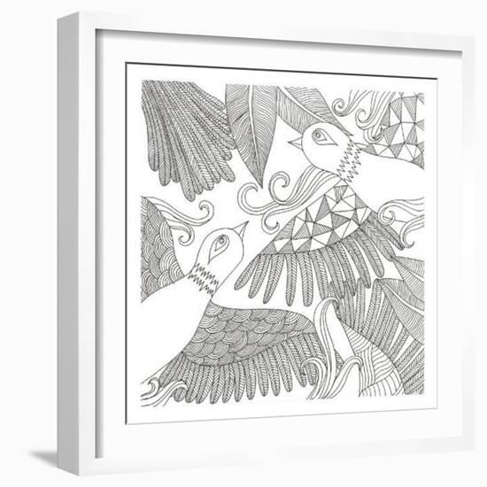 Love Birds-Pam Varacek-Framed Art Print