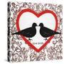Love Birds-Gigi Begin-Stretched Canvas