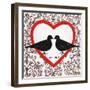 Love Birds-Gigi Begin-Framed Giclee Print