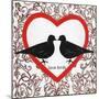 Love Birds-Gigi Begin-Mounted Giclee Print