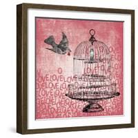 Love Birds-Erin Clark-Framed Giclee Print