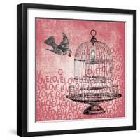 Love Birds-Erin Clark-Framed Giclee Print