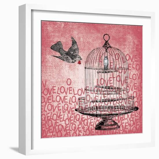 Love Birds-Erin Clark-Framed Giclee Print