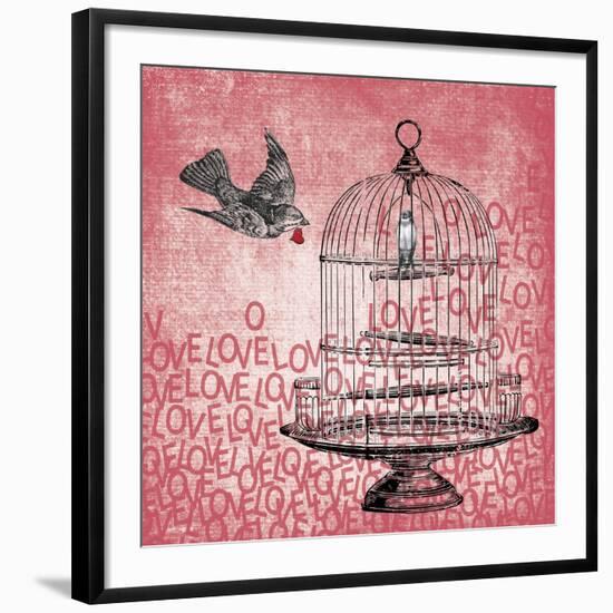 Love Birds-Erin Clark-Framed Giclee Print