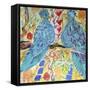 Love Birds-Lauren Moss-Framed Stretched Canvas